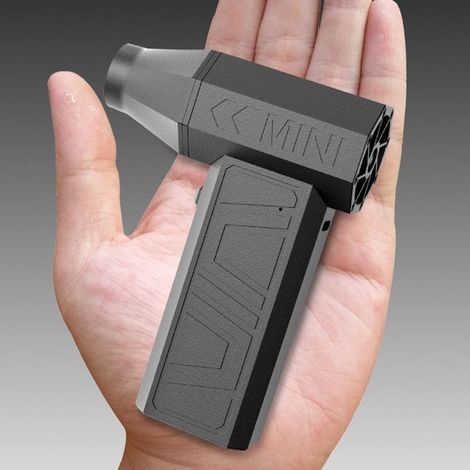 Bellerise – Mini-bürstenloser Turbo-laubbläser – 4000 Mah, 105.000 U/min – Für Schneeräumung, Autoreinigung, Haaretrocknen, Reifenaufpumpen – Kompakt