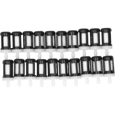 Bellerise – 20 Kraftstofffilter – Stihl Fs45/46/55r/86/90r/100 – Sparpackung Mit 20 Abs-filtern – Verlängerte Wartungszeit – Gartenarbeit
