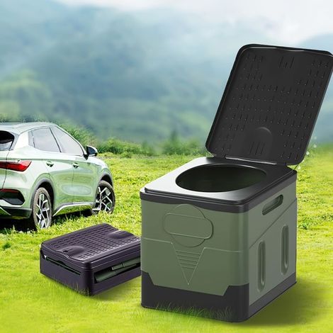 Bellerise – Tragbare Und Faltbare Outdoor-toilette, Khakigrün
