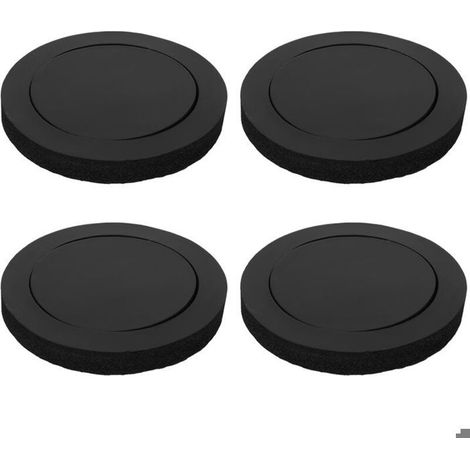 Bellerise – 4-teiliger Schalldämmender Schaumstoff – Antivibrations-lautsprecher – Verbessert Den Klang – Für Autotüren – Schwarz, 19,5 X 14,5 Cm