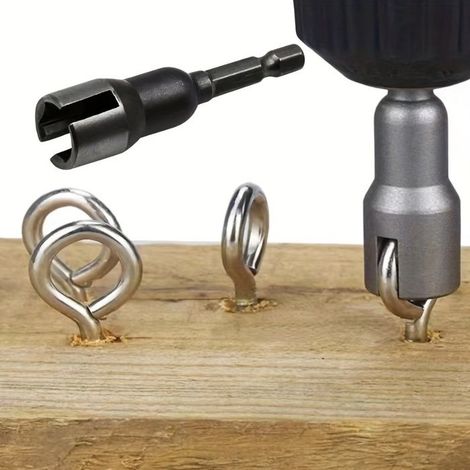 Bellerise – 2-teiliges Flügelmuttern-bit-set – Robuste Eisenkonstruktion, Inklusive Bohrer Und Steckschlüssel