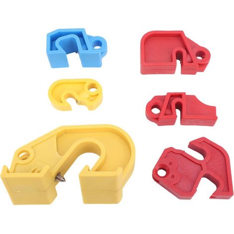 Bellerise – Sicherungsautomaten-verriegelungssatz – Sks30, 6-teilig – Isolierendes Nylon – Für Industrielle Instandhaltung