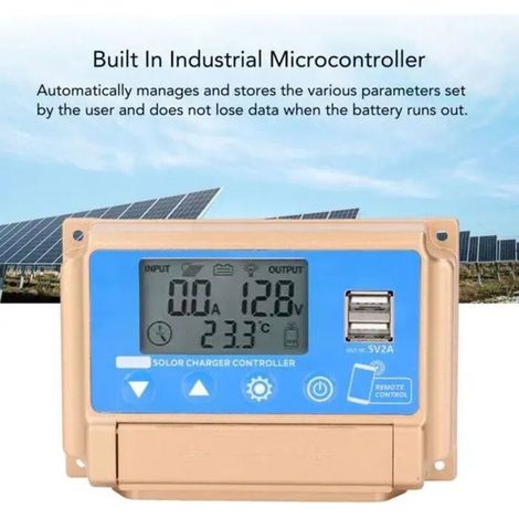 Bellerise – 60a Mppt-solarladeregler – 12v/24v-ladegerät – 99% Nachführeffizienz – Bluetooth-lcd-display – Mehrfacher Schutz