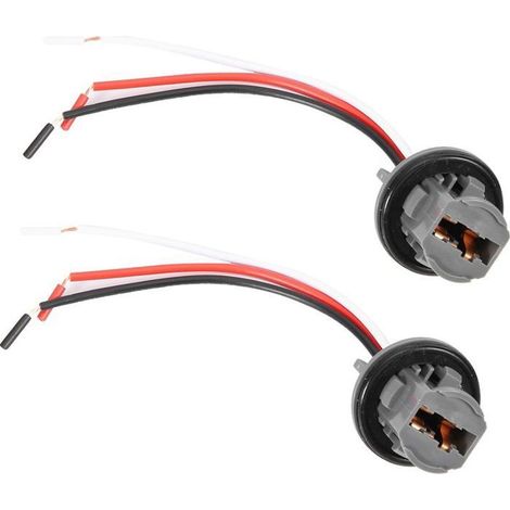 Bellerise – 2 Stück 7443-steckverbinder – Hochtemperatur-nylon Mit Kupferdrähten – Plug & Play – Kompatibel Mit Kfz-bremsleuchten