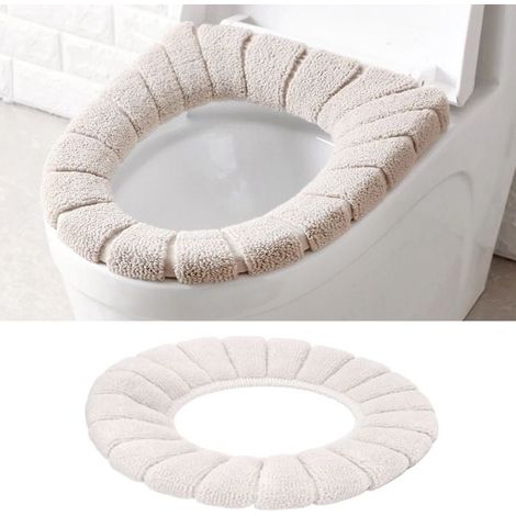 Bellerise – Waschbares Wc-kissen – Dick Und Weich – Winterwärme – Beige