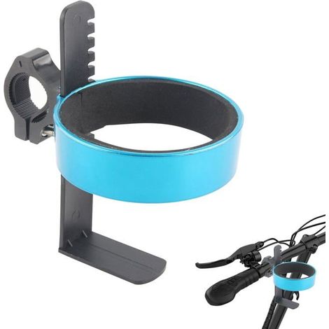 Bellerise - Fahrradflaschen-/becherhalter — Wasserflaschenhalter Für Lenker Mit Einem Durchmesser Von 18 Bis 33 Mm (blau)
