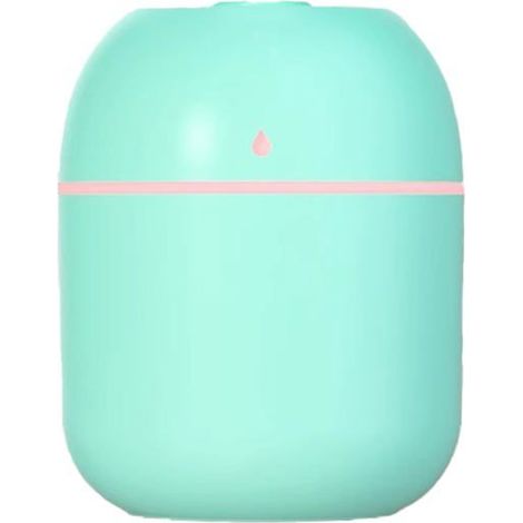 Bellerise – Mini-luftbefeuchter Für Unterwegs, Für Den Persönlichen Gebrauch Und Den Schreibtisch, Usb-betrieben, Ultraleise, 2 Diffusionsmodi (blau)