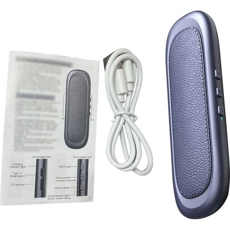 Bellerise – Kissenlautsprecher Mit Knochenleitung – Zwei Lautsprecher Mit Integriertem Weißen Rauschen Und 300-mah-akku – Blau