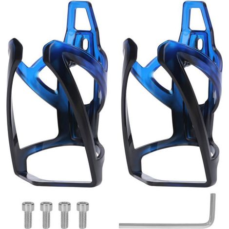 Bellerise - Set Mit 2 Blauen Wasserflaschenhaltern Für Fahrräder - Leichtes Fahrrad-wasserflaschenhalter-zubehör Für Sportgetränke - Robuster Wasserflaschenhalter Für Fahrräder