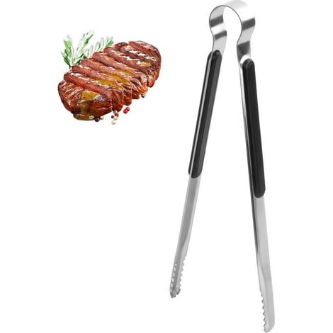 Bellerise – Grillzange Aus Edelstahl, 25 Cm, Professionelle Küchenzange