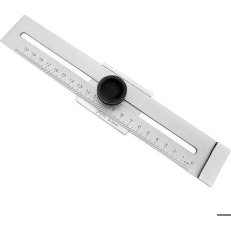 Bellerise – Markierungslineal Aus Edelstahl, 250 Mm Messbereich, 1 Stück