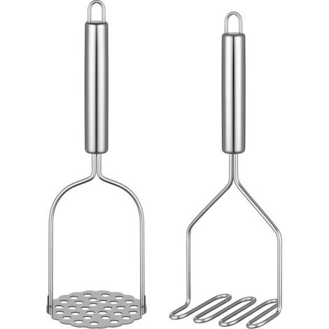 Bellerise – 2 Kartoffelstampfer – Kartoffelstampfer Aus Edelstahl Für Avocados, Bohnen Und Salate