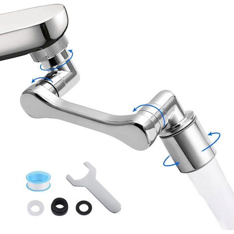 Bellerise – 360° Drehbare Wasserhahnverlängerung Mit Adapter – Multifunktionale Brause Für Waschbecken Im Badezimmer