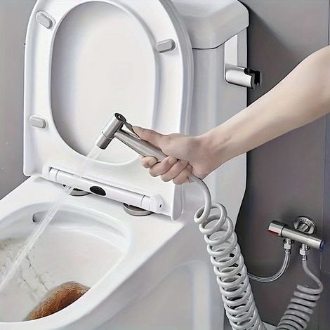 Bellerise - 3-teiliges Hochdruck-duschset Aus Edelstahl, Inklusive Bidet-handbrause Und Badaccessoires.