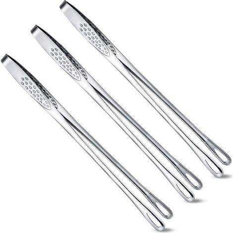 Bellerise – 3er-set Küchenzangen (28 Cm), Koreanische Grillpinzette, Grillpinzette Aus Edelstahl