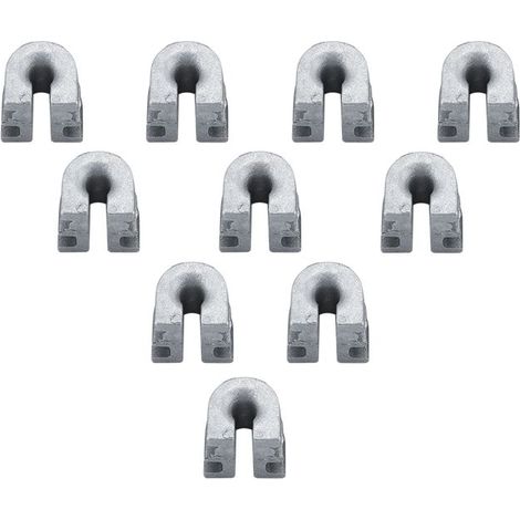 Bellerise – 10 Ösenhülsen – 25-2/30-2/40-2, Kompatibel Mit 4002, 713, 8300/8301 – Robustes Aluminium – 1,6 Cm