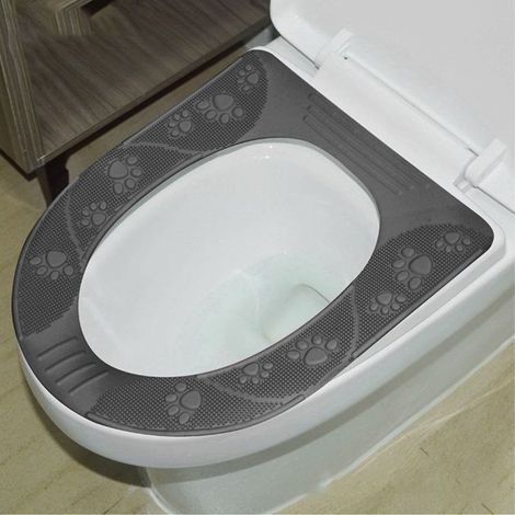 Bellerise - Silikon-toilettenkissen - Rutschfest, Grau - Universell Für Alle Jahreszeiten
