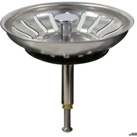 Bellerise – 80-mm-spülbeckenablaufkorb, Edelstahl 304, Verstellbares Stiftablaufsystem, Spülmaschinenfest