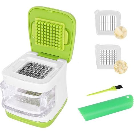 Bellerise - Knoblauchpresse Und -schäler-set – Praktisch Zum Würfeln Und Schneiden.