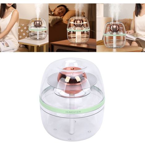 Bellerise K30 Luftbefeuchter – 3 L, Zwei Düsen, Leiser Usb-anschluss Mit Nachtlicht – Für Schlafzimmer Und Büro – Grün