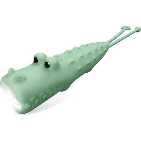 Bellerise - Krokodil-led-taschenlampe Mit Hoher Leuchtkraft, Wiederaufladbar Und Dimmbar, Ideal Für Kinder Beim Camping [energieklasse A+++]