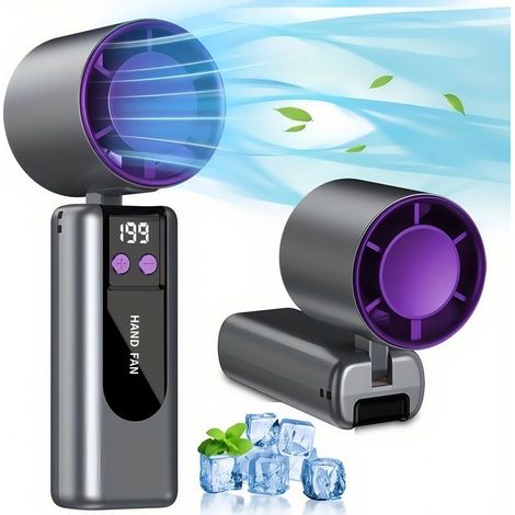 Bellerise – Tragbarer Kühlventilator, Mini-festkörper-turboventilator, Lange Akkulaufzeit.
