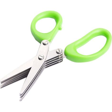Bellerise – Multifunktionale Küchenschere – 5-lagige Edelstahlklingen, 13,2 Cm