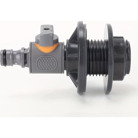 Bellerise - 2-teiliges Pvc/ibc-adapterset — Langlebiger Anschluss Für Wasserspeichertank Mit Ventil (dn15 1/2 Zoll Außengewinde)