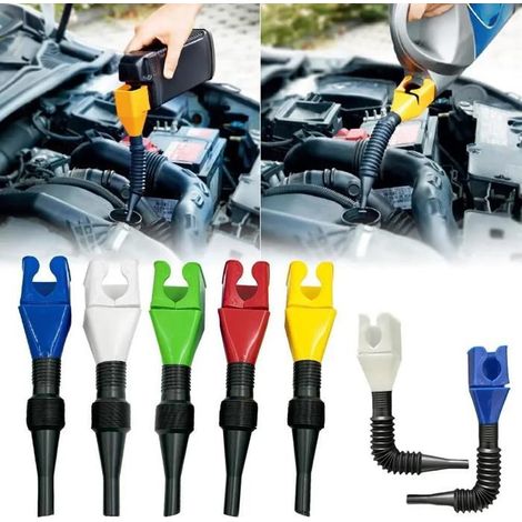 Bellerise - Set Mit 4 Zusammenklappbaren Kraftstoffumfülltrichtern — Entwickelt Für Flexible Führung Und Filtration (farbe Zufällig)