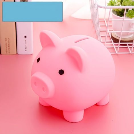 Bellerise – Einzelstück – Niedliche, Pinkfarbene, Bruchsichere Spardose (cartoon-design) – Unisex – Mini-geschenk-spardose