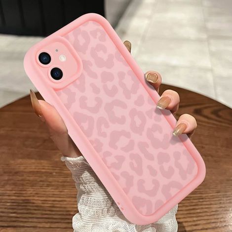 Bellerise - Schutzhülle Für Iphone 11, Weiche Tpu-schutzhülle, Dünn Und Kratzfest, Leopardenmuster, Rosa.