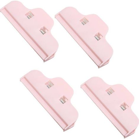 Bellerise – Set Mit 4 Kunststoff-diamantmalclips, Mehrzweckclips Für Bastelarbeiten, Rosa