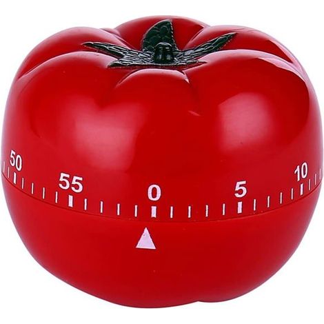 Bellerise - Niedlicher Küchentimer, Kawaii-fruchttimer, 60-minuten-countdown-timer (tomate).
