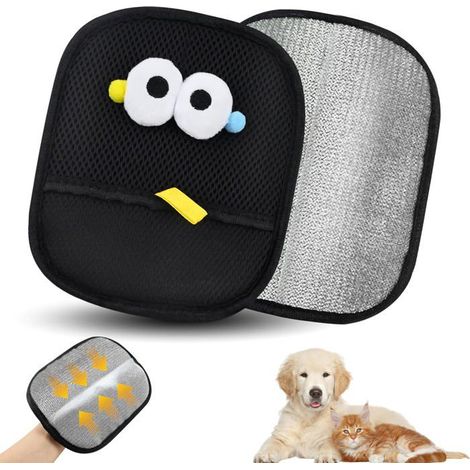 Bellerise – 2-teilige Katzenhaarpflegehandschuhe, Doppelseitige, Antistatische, Wiederverwendbare Handschuhe Zur Entfernung Von Tierhaaren, Katzenbürstenhandschuhe Für Sofas, Möbel Und Teppiche