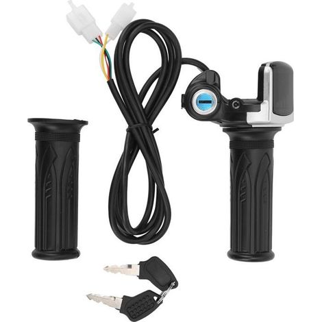 Bellerise – Drehgasgriff-sperrschlüsselsatz Für Elektrofahrräder, Led-anzeige Für Motorräder Und Roller 48v