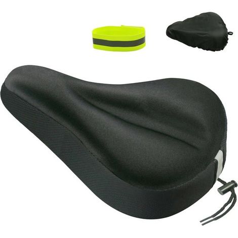 Bellerise – Gel-fahrradsattelbezug – Unisex-polsterkissen, Ultra-bequemer Schutz Für Den Heimtrainersitz