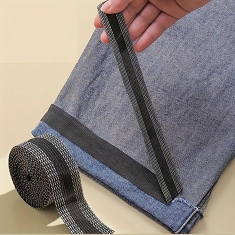 Bellerise – Aufbügelbares Saumband Für Hosen – 5 Meter – Aufbügelbarer Stoffstreifen (kein Zuschneiden Erforderlich) – Abschlussband