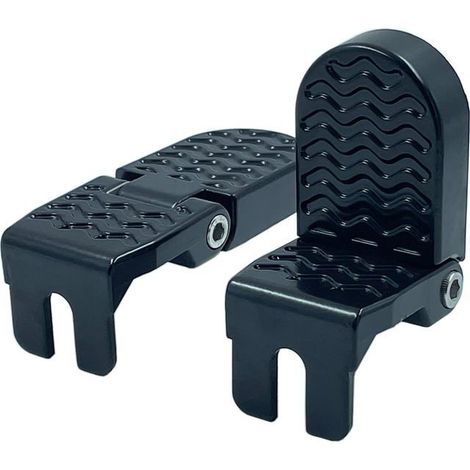 Bellerise – Paar U-förmige, Klappbare Hinterradfußrasten (10 Mm) Für Fahrräder – Mountainbike-zubehör