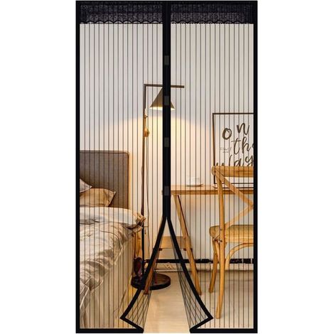 Bellerise – Magnetisches Türgitter – Selbstschließend, Kein Bohren Erforderlich – Selbstklebendes Insektenschutzgitter – Effektiv & Praktisch – 90 X 210 Cm