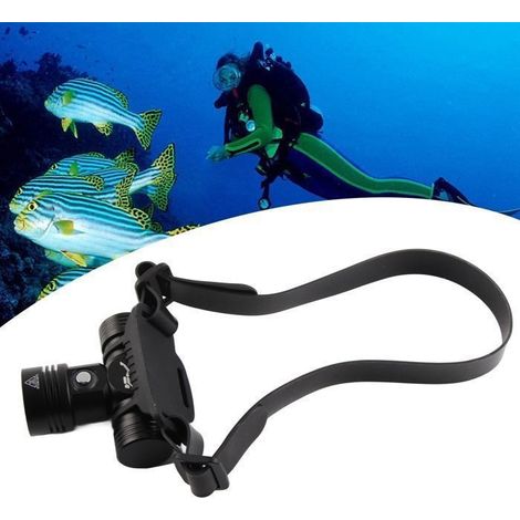 Bellerise – Taucher-stirnlampe – Dh01 8000 Lm Ipx8 60–100 M – Unterwasser & Camping – Schwarz