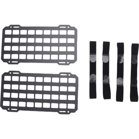 Bellerise – 2 Molle-autopaneele – 30,5 X 14,7 Cm – Werkzeuglose Befestigung – Edc-aufbewahrung Für Sonnenblenden, Kopfstützen Oder Rückenlehnen