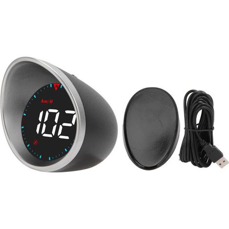 Bellerise – Hud-tachometer – Universelles Gps Mit Alarm – Für Auto, Lkw, Motorrad