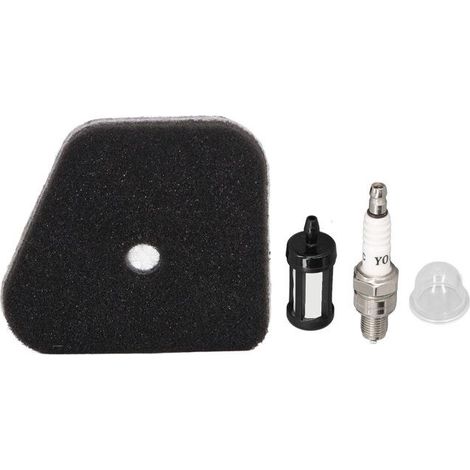 Bellerise – Luftfilter-set – Für Stihl Km130r Fs90 Fs90r Fs100 Fs100r – Mit Zündkerze, Kraftstofffilter Und Verschlusskappe