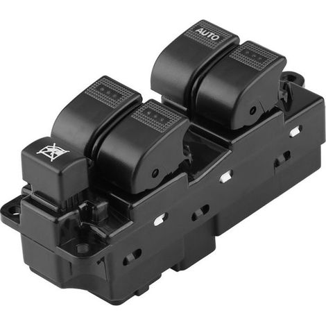 Bellerise – Hauptfensterheberschalter – Gj6a-66-350a – Oem-kompatibel, Einfache Installation – Für Mazda – Schwarz