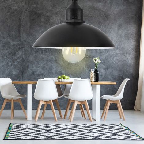 Bellerise – Solar-hängelampe – Schwarzer Metallschirm, Schutzart Ip65 – 12 Stunden Akkulaufzeit – Für Garten, Terrasse Und Camping