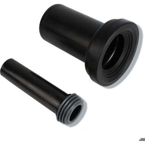 Bellerise – Wc-abflussset – Manschettenset Für Wandhängende Wcs – Strapazierfähiger Kunststoff – Rohrverbindungen – Abmessungen: 18,5 X 14,5 X 16 Cm