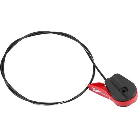 Bellerise - Universeller Bediengriff - 11 Cm Schwarzer Hebel - 165 Cm Kabel - Für Rasenmäher