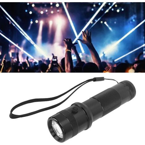 Bellerise – Rgb-taschenlampe Mit 10 Farben – Ipx4-zertifiziertes Aluminium – Camping- Und Wanderlampe – Schwarz
