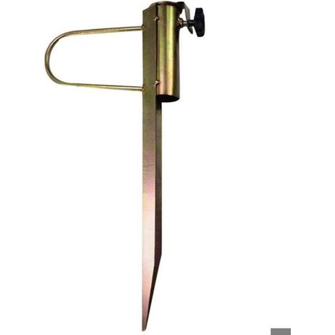 Bellerise – Robuster Strandschirmständer Aus Metall, Bodenanker Für Sand/gras, Universelle Schirmhalterung, Flaggenhalterung