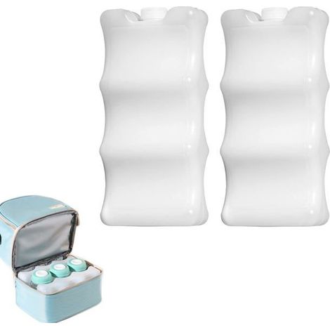Bellerise – 2er-pack Wiederverwendbare Kühlakkus, Geeignet Für Kühlschränke Und Kühltaschen, 600 Ml